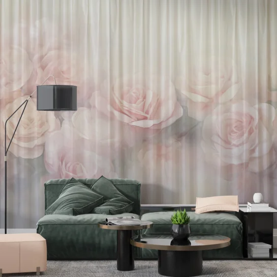 Tapeta Różana Poświata