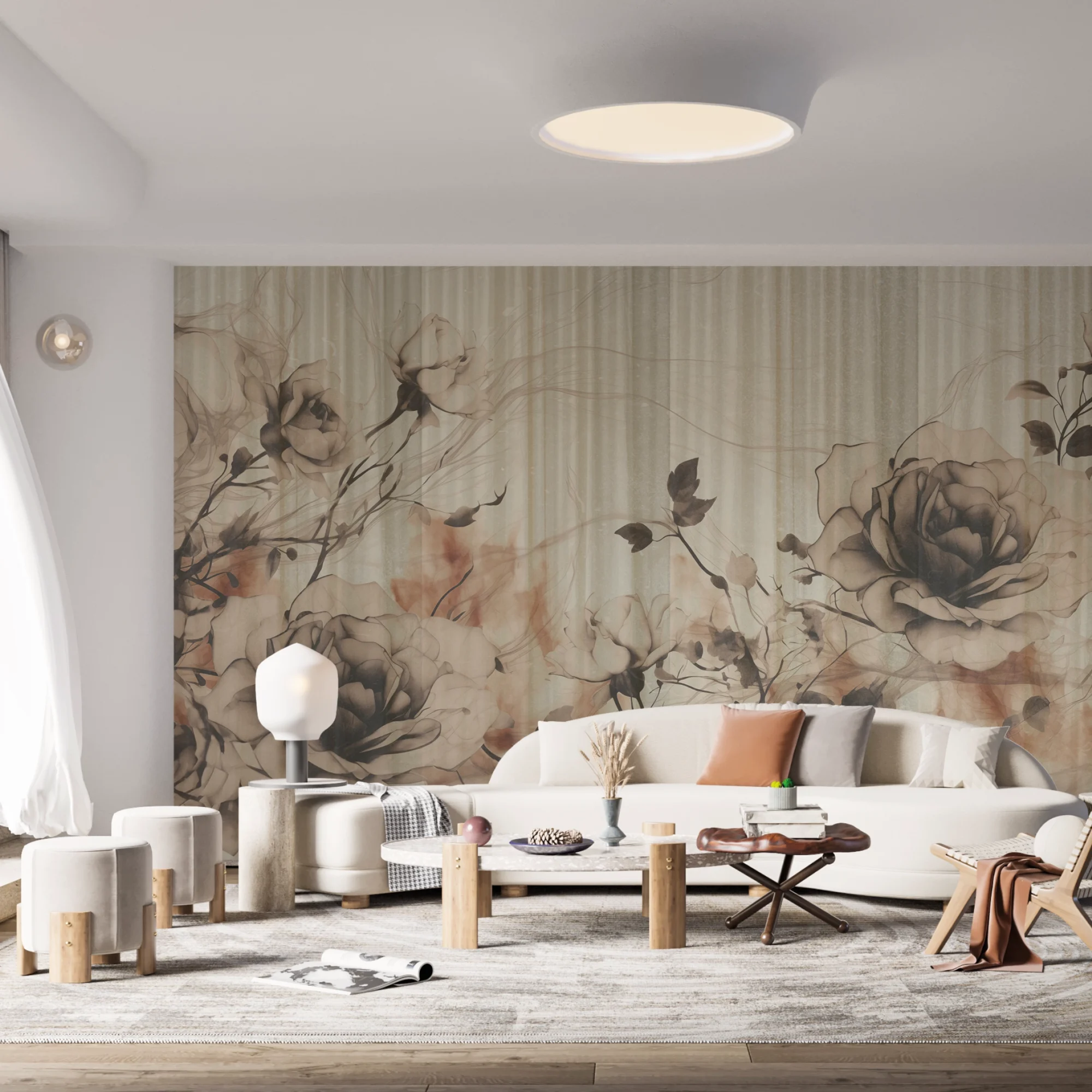 Travertine roses